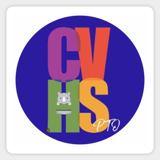 BLUE CVHS PTO LOGO Sticker